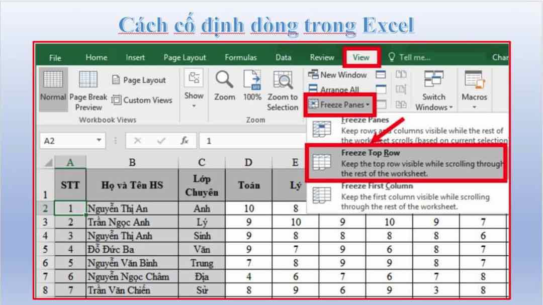 Những kiến thức cơ bản quan trọng trong Excel