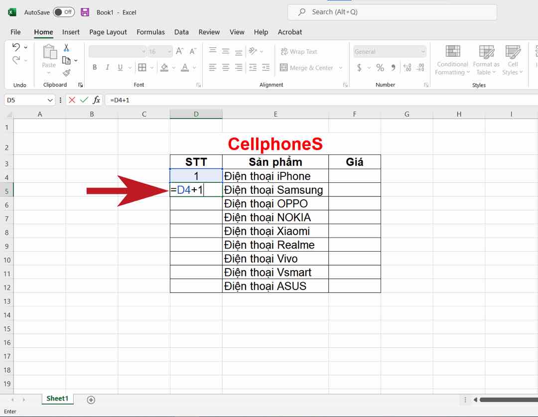 Đánh số thứ tự trong excel có đơn giản không?