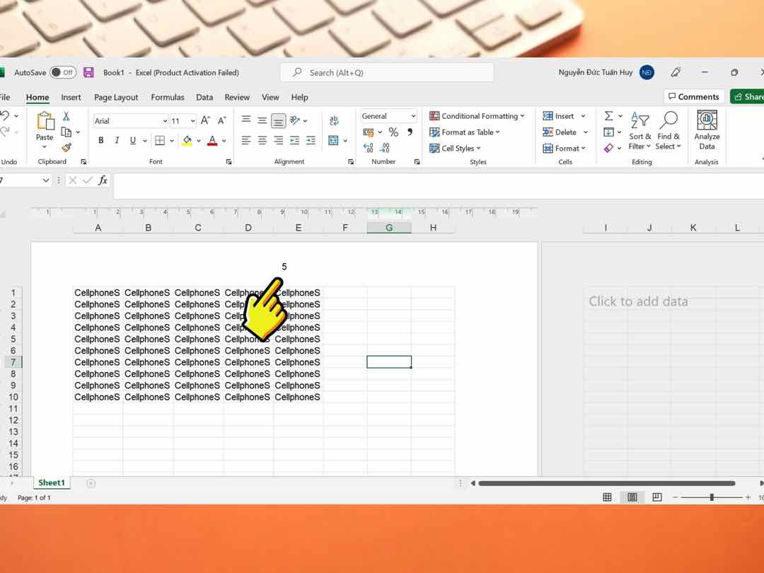 Cách đánh số trang Excel bằng Header cực đơn giản