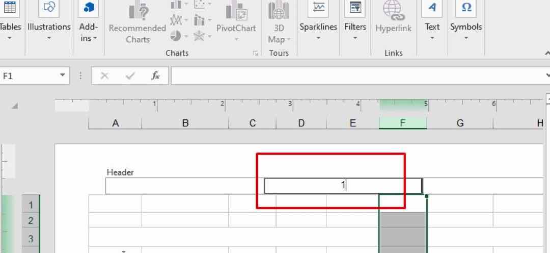 Một vài chú ý khi đánh số trang trong Excel