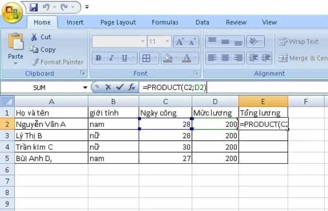 Hàm nhân có điều kiện trong Excel là gì?