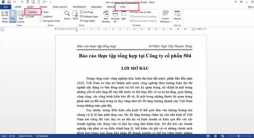 Xóa mục lục nhanh chóng