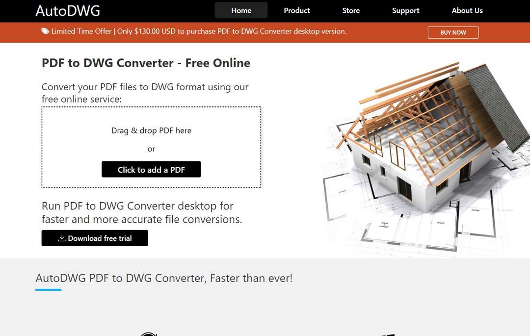 Autodwg convert PDF sang Autocad