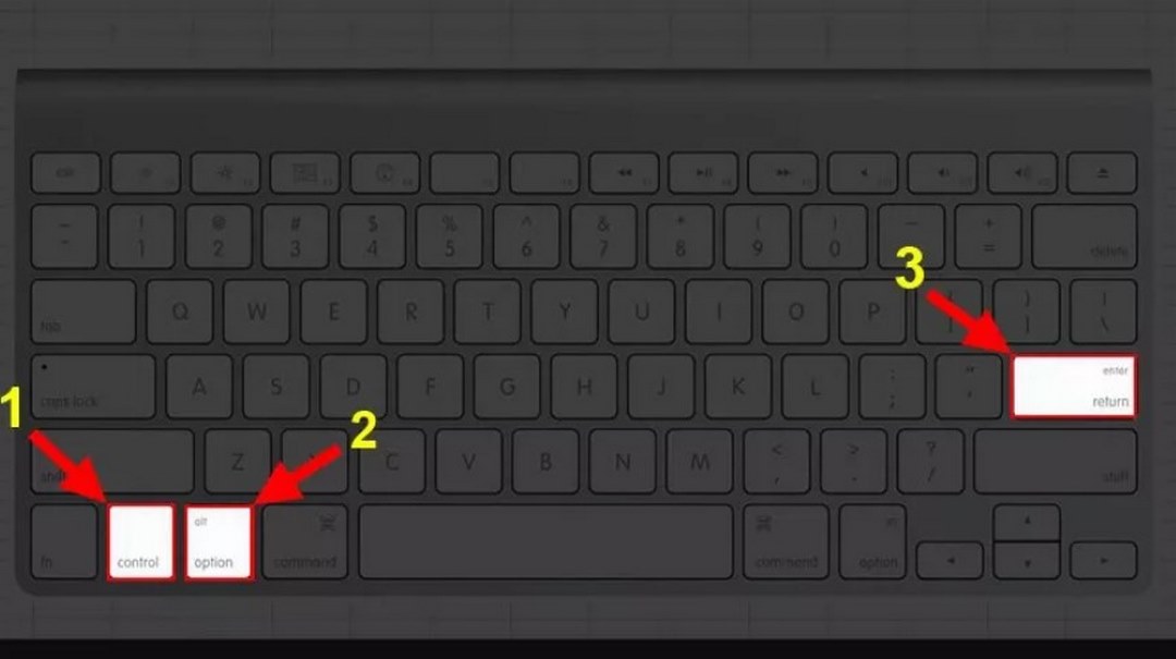 Cách xuống dòng trong excel MacBook bằng tổ hợp phím Option + fn + Enter